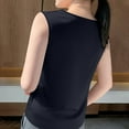 thumbnail image 4 of ZyeKqe Tank Tops for Women Sleeveless Business Casual Tops V Neck Loose Fitted Office Work Blouses Tops, 4 of 4