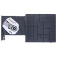 thumbnail image 4 of External DVD Drive with Support for USB3.0 USB2.0 TYPE C 6 in 1 Portable CD DVD Ultra-Thin CD Burner, 4 of 5