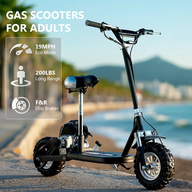 SAY YEAH Scooter for Adults, 49cc 2-Stroke Scooter for Driveways