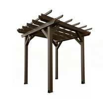Highwood Bodhi 8' x 8' Pergola - Outdoor, Eco-friendly, Synthetic Wood