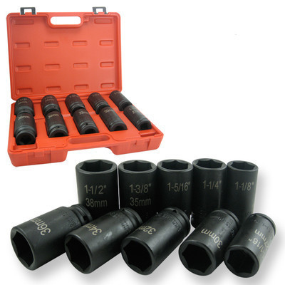 Details about / Heavy Duty 3//8/" Drive Deep Length Metric Master Socket Set 26pcs