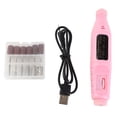 thumbnail image 2 of Ensemble de Lime à Ongles Électrique, Machine à Percer les Ongles Compacte Portable Stable Durable pour Artistes des Ongles pour Salon de Manucure pour Usage Domestique Rose Rouge, Rose, Noir, 2 of 7