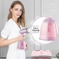 thumbnail image 3 of Cordless Mini Iron For Clothes, Portable Travel Iron Support Dry Wet Ironing, Steam Iron Handheld Ironing Machine With 3 Temperature Settings, 3 of 3