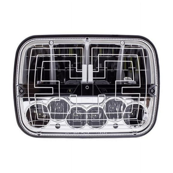 United Pacific 34137 Headlight   Rh/Lh, Led, Heated, 5 X 7", Rectangle,