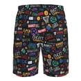 thumbnail image 6 of Wukai Basketball Print Beach Trunks with Compression Liner Swimsuit Quick Dry Beach Sports Shorts with Pocket-3X-Large, 6 of 8