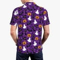 thumbnail image 2 of Polo Shirts for Men, halloween fun ghost Cuteness Casual Mens Polo Shirts Short Sleeve Button Down Classic Mens Golf Polo Shirts, 2 of 7