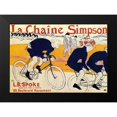 thumbnail image 2 of Toulouse-Lautrec, Henri 18x14 Black Modern Framed Museum Art Print Titled - The Simpson Chain, 2 of 5