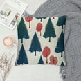 thumbnail image 2 of PHYHOO  Christmas Pillow Covers  Red Christmas Tree Decorative White Throw Pillows Merry Christmas Winter Christmas Decor for Home Couch  White, 2 of 5