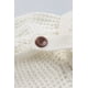 thumbnail image 4 of ABPHQTO Jersey de cuello alto cruzado con botones blanco para mujer, 4 of 5