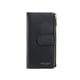 thumbnail image 1 of Carteras de mujer Carteras de cuero con bloqueo para mujer Cartera de teléfono de gran capacidad Cartera de mano * negro, 1 of 5