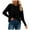 Black, variant on GEWSEY Fall Sweaters for Women 2025 Casual Long Sleeve Sweater Striped Loose Fit Pullover Tops (Navy, XXL)