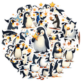 thumbnail image 2 of cartoon Penguin Theme Stickers, Waterproof Penguin Theme Sticker for Water Bottle Laptop Phone Cases Planner Skateboard Luggage Helmet Party Favor Decor, Ideal for Adults Teens Teacher Rewards, 2 of 9