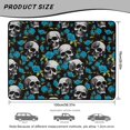 thumbnail image 7 of HUISEFOR Skull And Blue Rose Car Trunk Mat 29" x 39" Non-Slip Full Protection All Weather Trunk Protection Cargo Liner, Waterproof, Easy To Clean, Anti-Scratch,for Car SUV Sedan Auto, 7 of 7