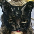 thumbnail image 2 of Masques pour les Yeux en Dentelle Renard Chat Outil de Jeu de Rôle, 2 of 3