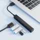 thumbnail image 2 of Cable Divisor USB 2.0 de 4 Puertos, Concentrador USB, Adaptador de Estación de Acoplamiento USB 2.0 para Ratón, Teclado, PC y Portátil, Color Negro., 2 of 5