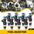 thumbnail image 2 of 8Pcs Superior 2-Hole Fog-Type Fuel Injectors for GM Vehicles Buick, Cadillac, Chevrolet, GMC, 2 of 6