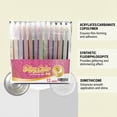 thumbnail image 7 of Glitter Gel Pens Set 30ML Multi Color Pens for Adult Coloring Books Journaling Drawing Art Supplies Stationery Gift (pink,12 sticks), 7 of 7