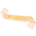 thumbnail image 1 of Etiquette Shoulder Strap Soft Cloth Letters Printed Colorful Ribbon Rhinestone Inlay Headdress Decoration Accessories Graduation, 1 of 10