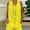 Yellow, variant on Sentmoon Two Piece Sets for Women Sleeveless Crew Neck T-Shirts High Waist Pants for Women with Pockets Loose Solid Color Cute Summer Tops for Women for Beach White XL