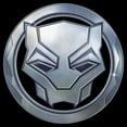 thumbnail image 2 of Men's Marvel Black Panther Wakanda Forever Black Panther Sigil Metal T-Shirt, 2 of 5