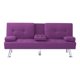 thumbnail image 2 of BSHTI 65.7 inch Futon Sleeper Sofa Bed, Tufted Backrest Sleeper Sofa Bed with Pillow Top Armrest My Lux Decor Round, 2 of 6