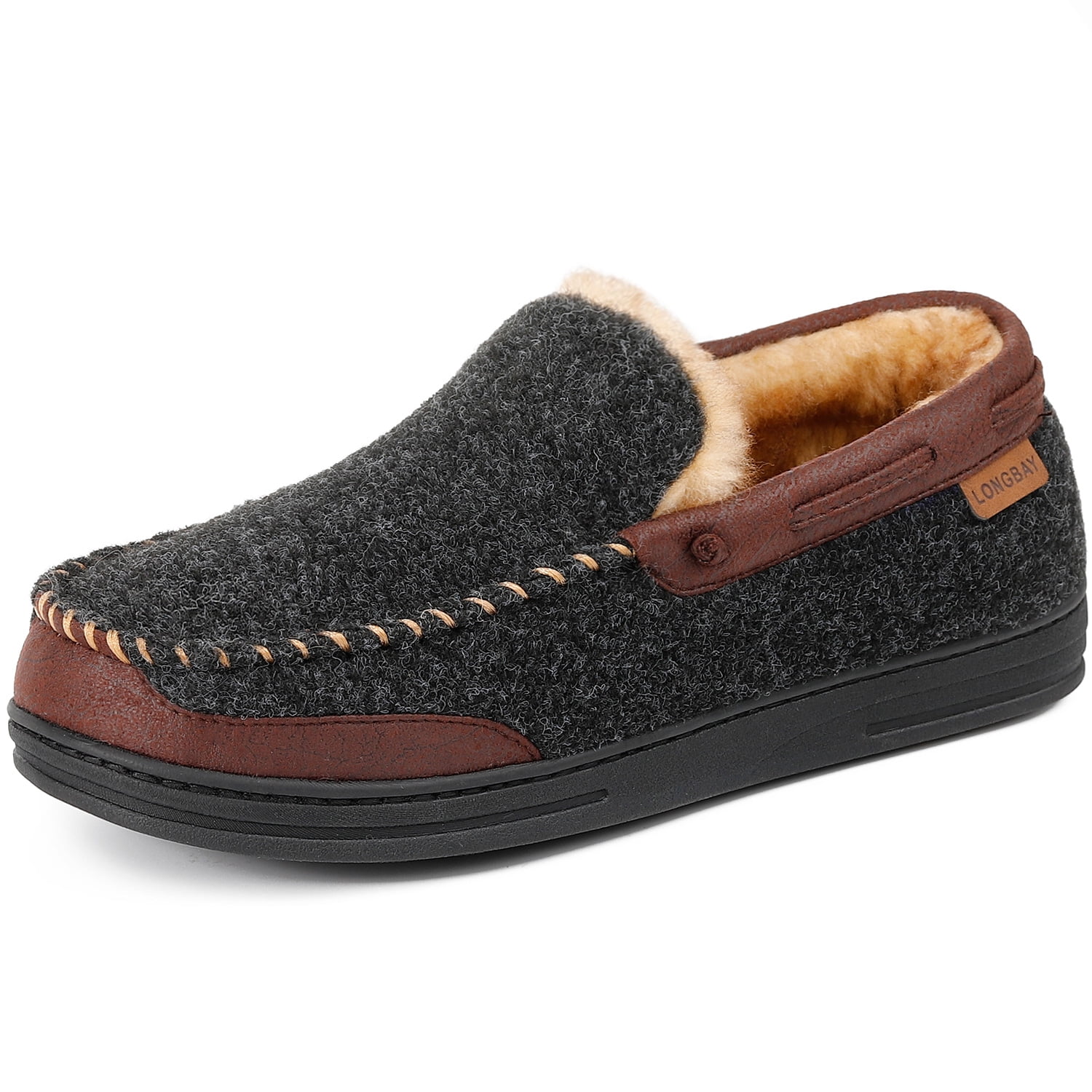 NEW LAMO men\'s classic apma open toe wrap slip-on in chestnut Lamo Men's Wrap Men's Slippers - Free Shipping main image 3