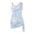 thumbnail image 5 of Tutolipy Girls' One-Piece Swimsuit with Adjustable Shoulder Straps and Mesh Cover Up, Adjustable Strap Removable Bra Girls' Cover Up One Piece Swimsuit 9-10 Years Old, 5 of 10