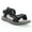 Black/Grey, variant on Men's Eli Sandals , Grey/Orange, Size - 14