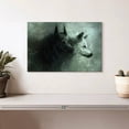 thumbnail image 2 of Elephant Stock Sinister Wolves Wall Art - Horizontal Canvas Wall Art - Living Room Wall Decor - Animal Canvas - Black And Blue Decor - 12" x 8", 2 of 8