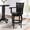 Black, variant on Boraam Wood Jones Bar Height Swivel Bar Stool in Black finish