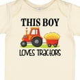 thumbnail image 4 of Inktastic Farming Cute Boy Loves Tractors Boys Baby Bodysuit, 4 of 5