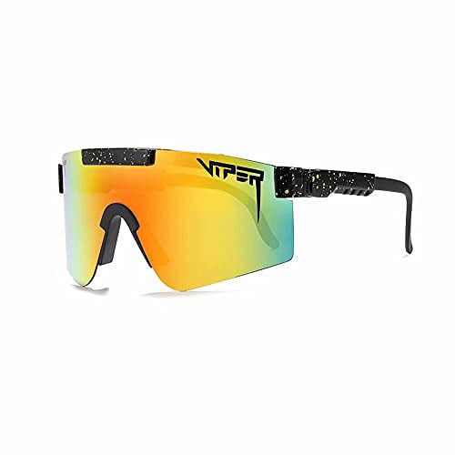 Pit Viper Sunglasses,Outdoor Cycling Glasses Windproof Sports Eyewear UV400 Polarized Sunglasses for Women and Men 