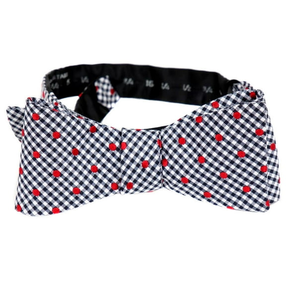 BuyYourTies - Mens Aficionado Self Tie Bow Tie - Gray Red