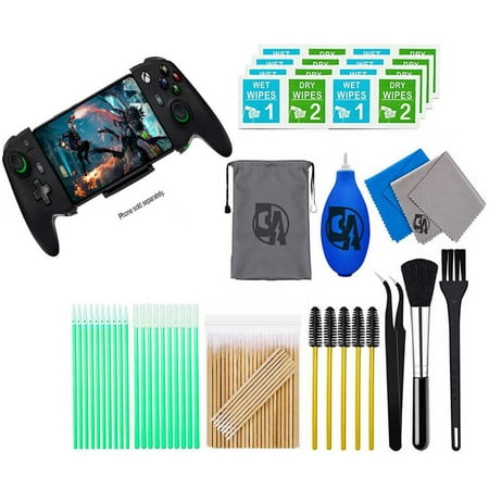 PowerA - MOGA XP7-X Plus Bluetooth Controller for Mobile & Cloud Gaming on Android/PC - XP7-X+ With Cleaning Manual Kit Bolt Axtion Bundle Like New