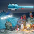thumbnail image 2 of 1 pieza de 85 CM, tubo de luz portátil para acampar y linterna, 2 en 1, luz de flash inflable para acampar, luz LED ligera USB, viajes al aire libre, senderismo, tienda de campaña, luz RV oso de fresa Electrónica, 2 of 5