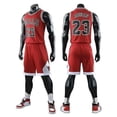 thumbnail image 1 of Chicago Bulls #23 Jordan Jersey No.23 / Conjunto de uniforme de baloncesto para adultos /rojo Sailing Electrónica, 1 of 2