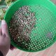 BESTYO Plastic Garden Sieve Riddle Green For Composy Soil Stone Mesh
