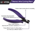 thumbnail image 6 of LEONTOOL 5.5 Inches Memory Wire Cutter for Jewelry Making Memory Wire Cutter kit for Bracelet Making 200 Silver Memory Wire Loops Memory Beading Wire Jewelry Beading Wire Memory Wire Cuff, 6 of 7