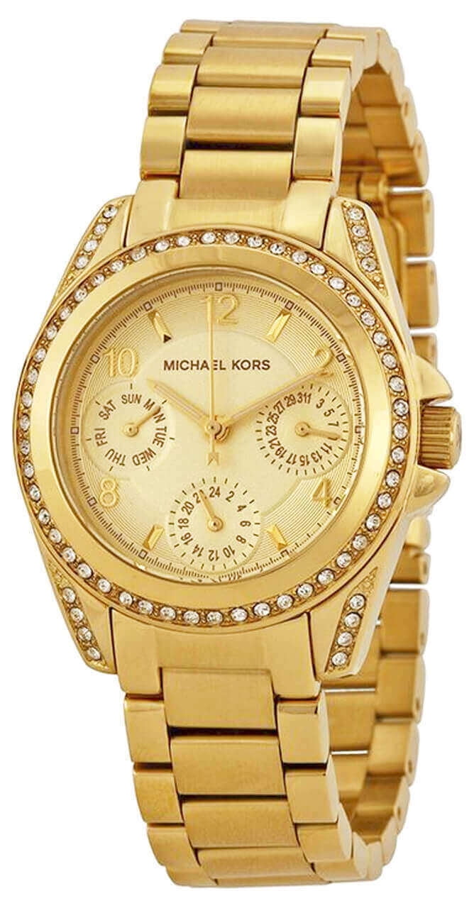 MICHAEL KORS ゴールド クロノグラフ腕時計 MK6207 MICHAEL KORS