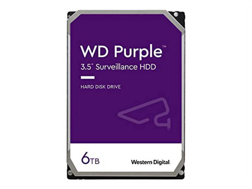Western Digital 6TB WD Purple Surveillance Internal Hard Drive HDD