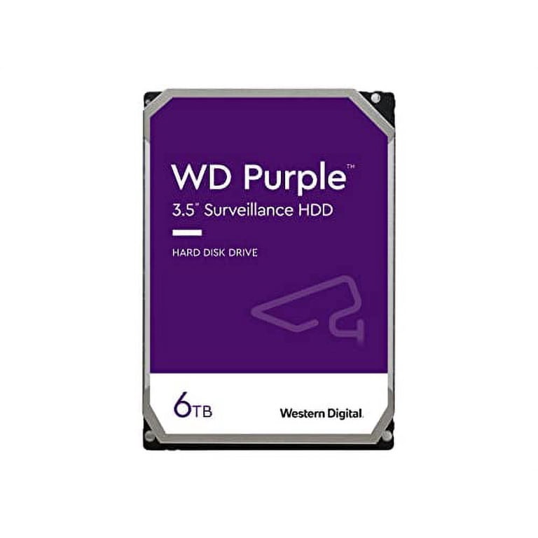 Western Digital 6TB WD Purple Surveillance Internal Hard Drive HDD