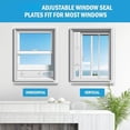 thumbnail image 6 of Portable Air Conditioner Window Kit with Coupler Adjustable Window Seal for AC Unit, Sliding AC Vent Kit for 5 inches Exhaust Hose, 6 of 8