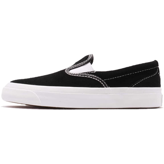 CONVERSE ONE STAR CC PRO SUEDE SLIP MENS WOMENS UNISEX 160545C BLACK/WHITE/WHITE