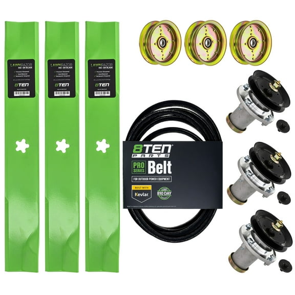 8TEN Blade Spindle Belt Idler Kit for Husqvarna 532112171 539107709 52-inch MK1009882