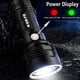 thumbnail image 4 of Antorcha P70, linterna impermeable ultrabrillante LED de alta potencia de 30000-100000 lúmenes, la linterna más potente Xlm-p70 de 50w con 3 modos (batería única, 50w-p70, 4 of 5