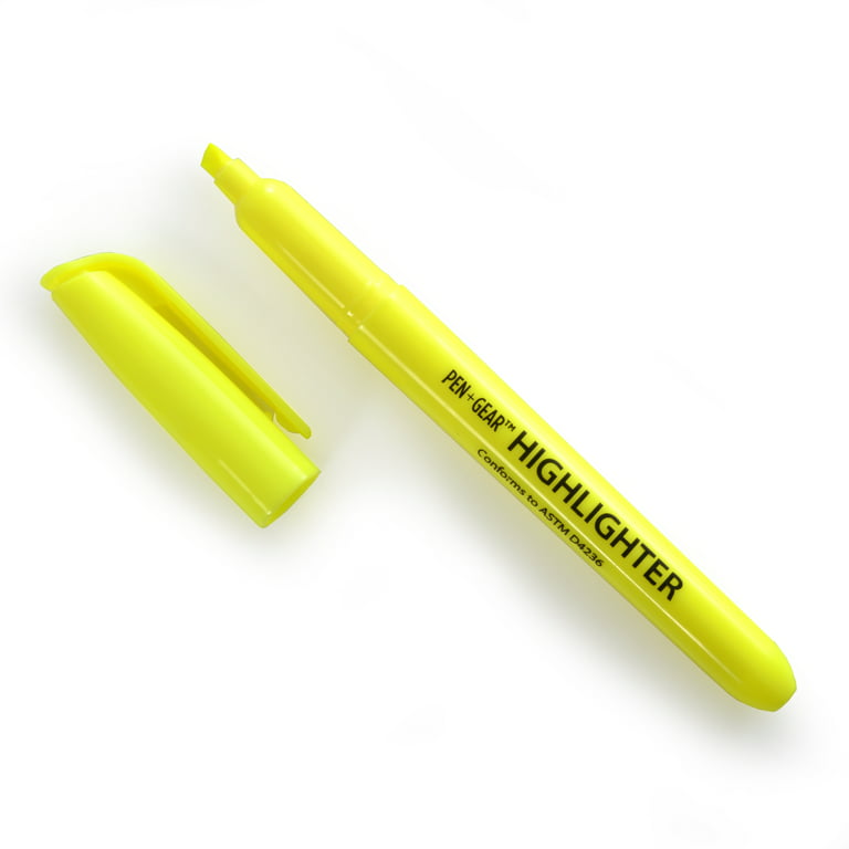 Pen + Gear Retractable Highlighters, Assorted Colors, Chisel Tip , 12 Count