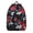 Botanical Garden, variant on Tropical Leaf Backpack, Hawaiian Floral School Bag with Jungle Leaves Pattern, Vibrant Summer Design, Beach Vacation Aesthetic