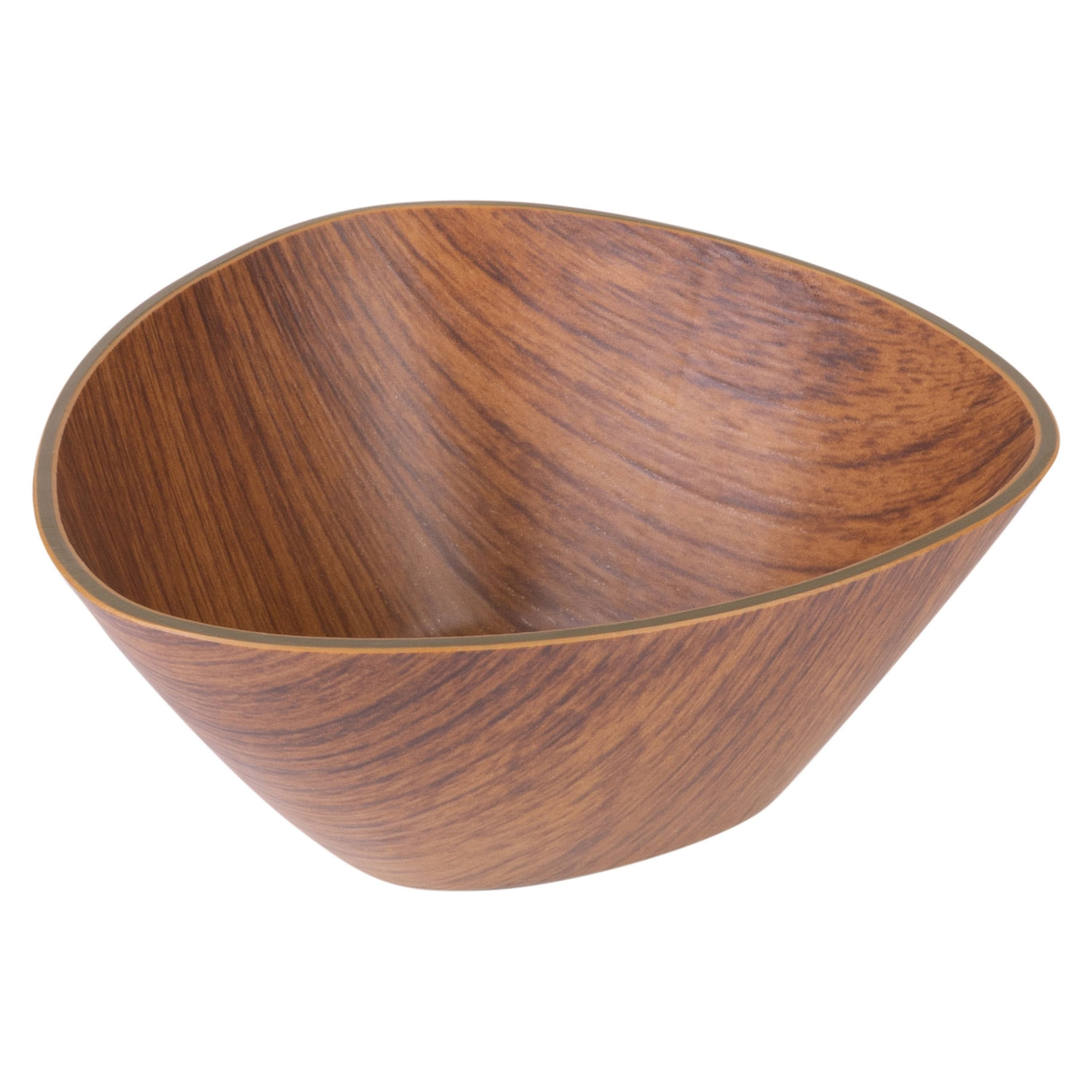 Luxe Party Mahogany Collection Small 5 inch Triangle Serving Bowl