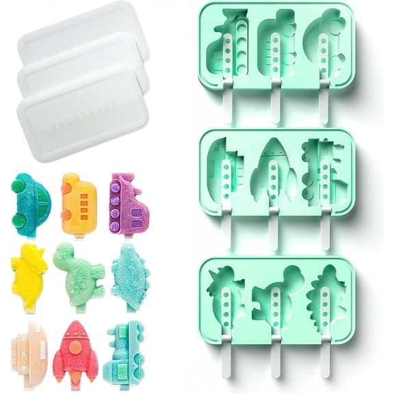 Reusable, Easy to Demold and Clean Ice Pop Makers