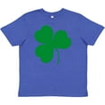 thumbnail image 3 of Inktastic Green Irish Shamrock Clover Youth T-Shirt, 3 of 5